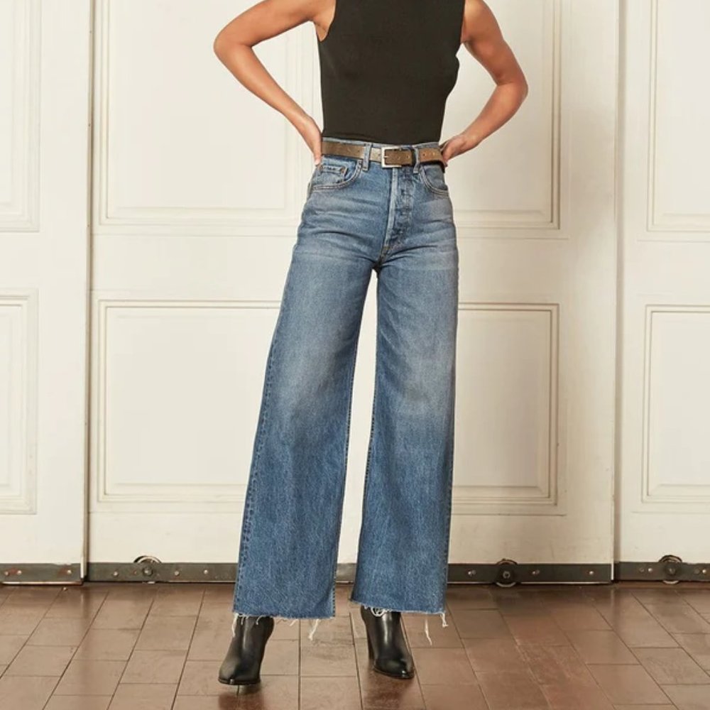 Boyish - The Charley Wide Leg in Greed